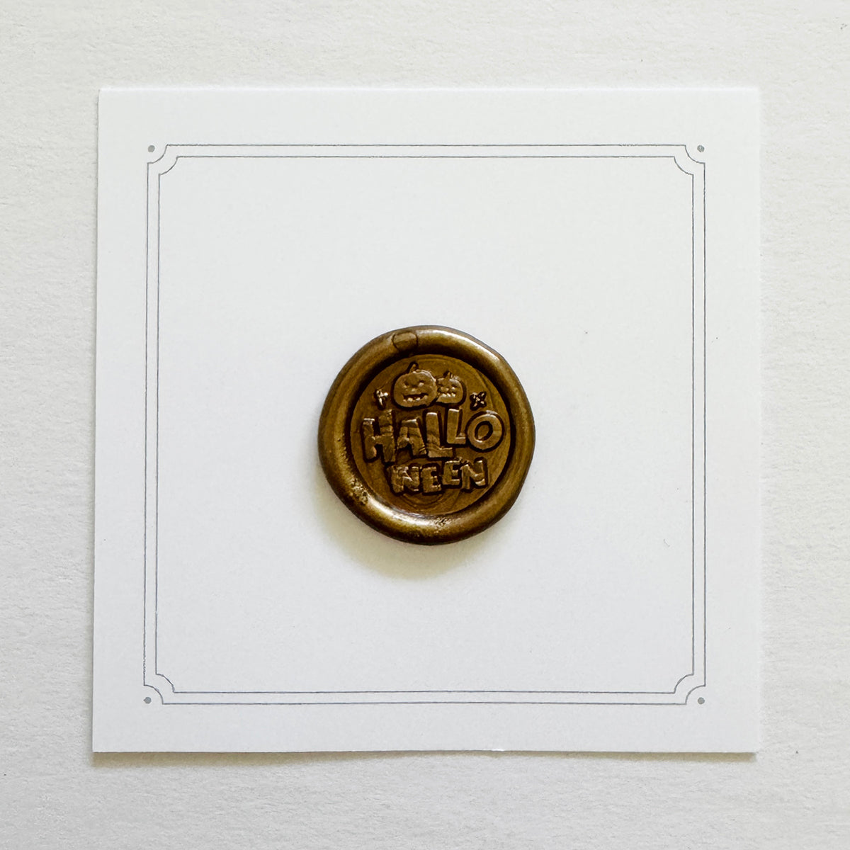 MIni Halloween Wax Stamp