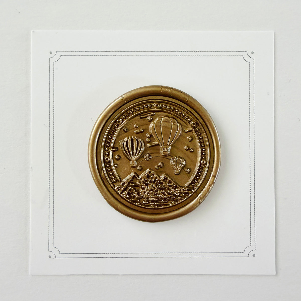 Teotihuacan Hot Air Balloon Ride  Wax Seal Stamp