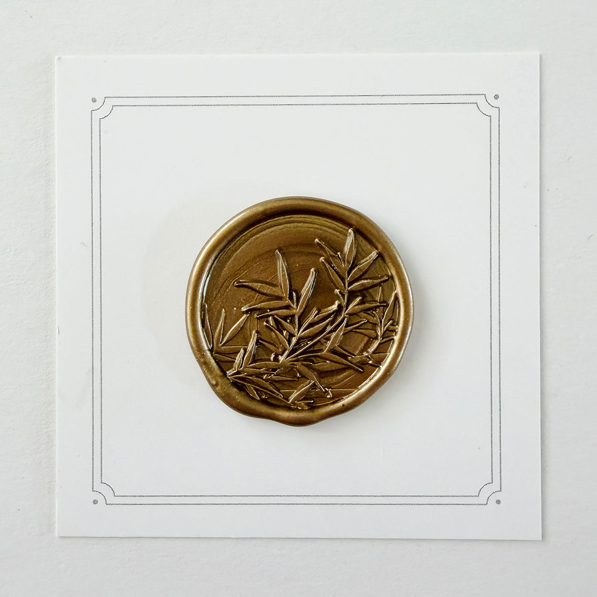 Botanical Garden Wax Seal Stamp (3D)