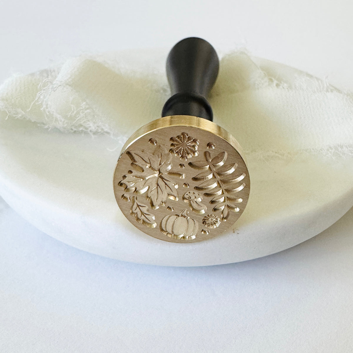 Leaves & Pumpkins Wax Stamp