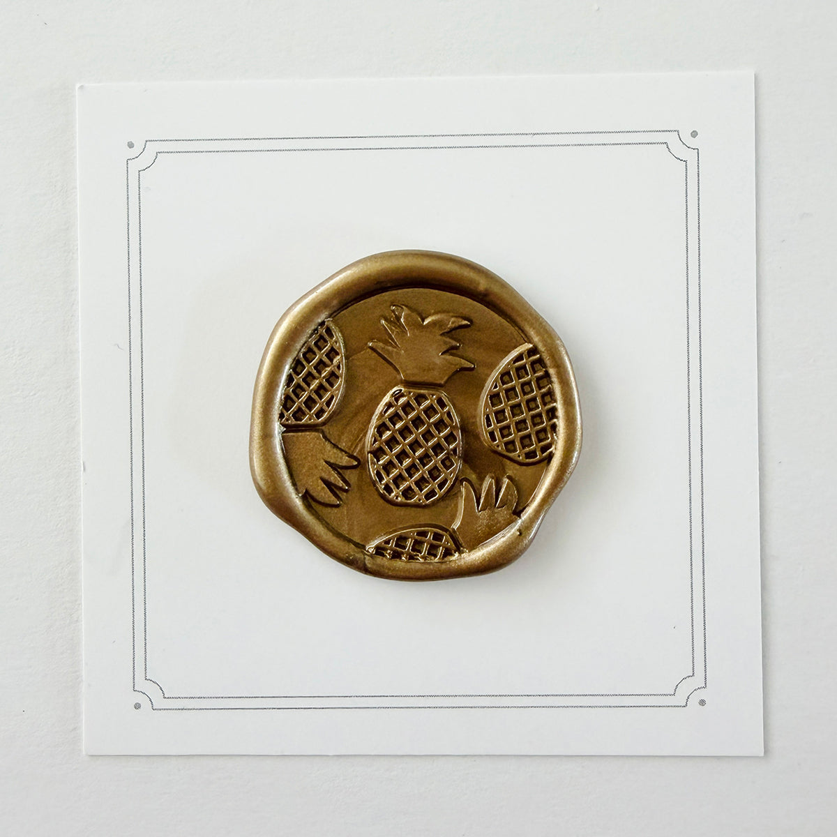 Piña Colada Pineapples Wax Seal Stamp