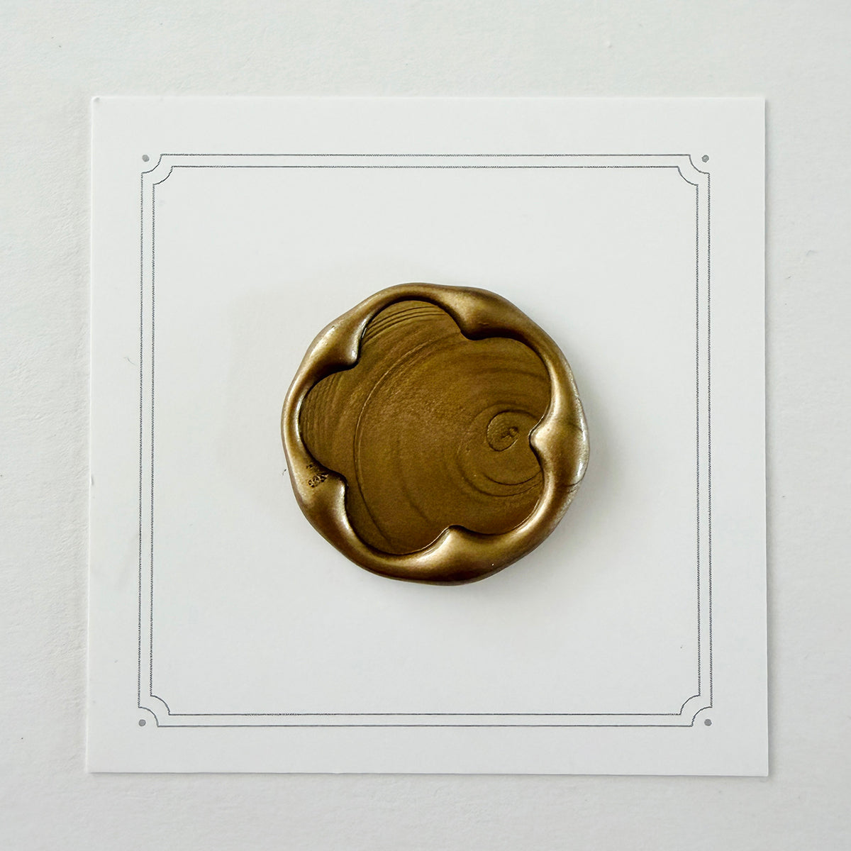 Blank Flower Wax Stamp