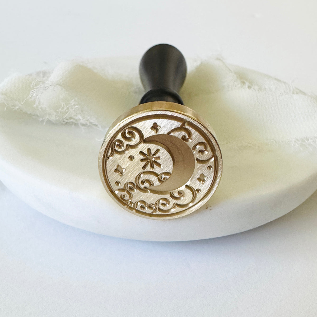 Moon & Clouds Wax Stamp