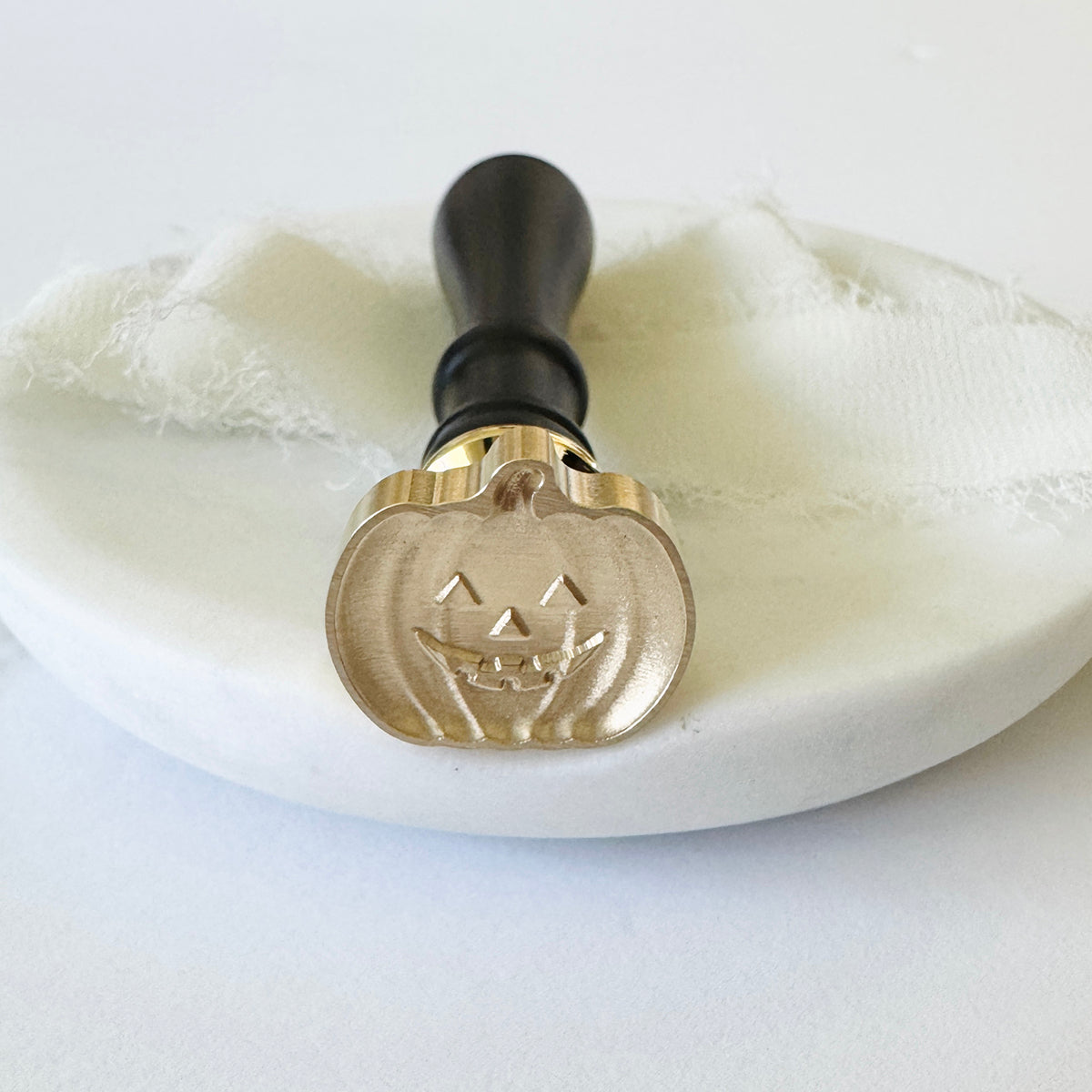 Jack-O-Lantern Wax Stamp 3-D