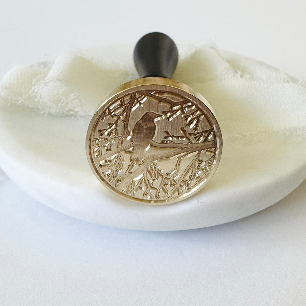 Night Bird Wax Stamp