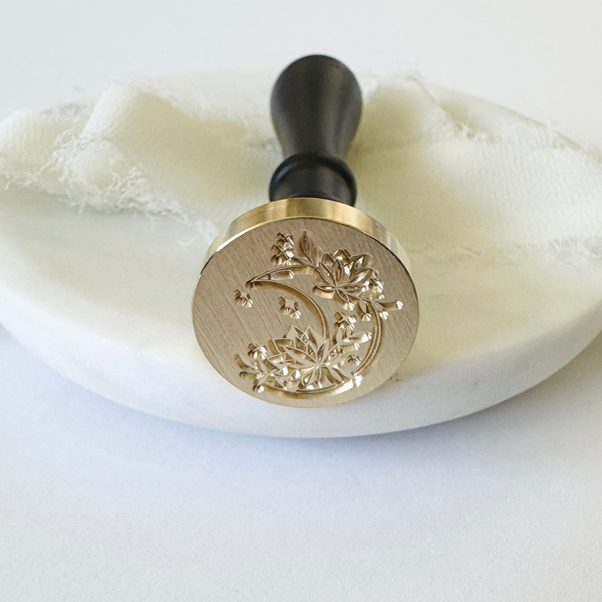 Moon and Flowers No. 2 Wax Stamp