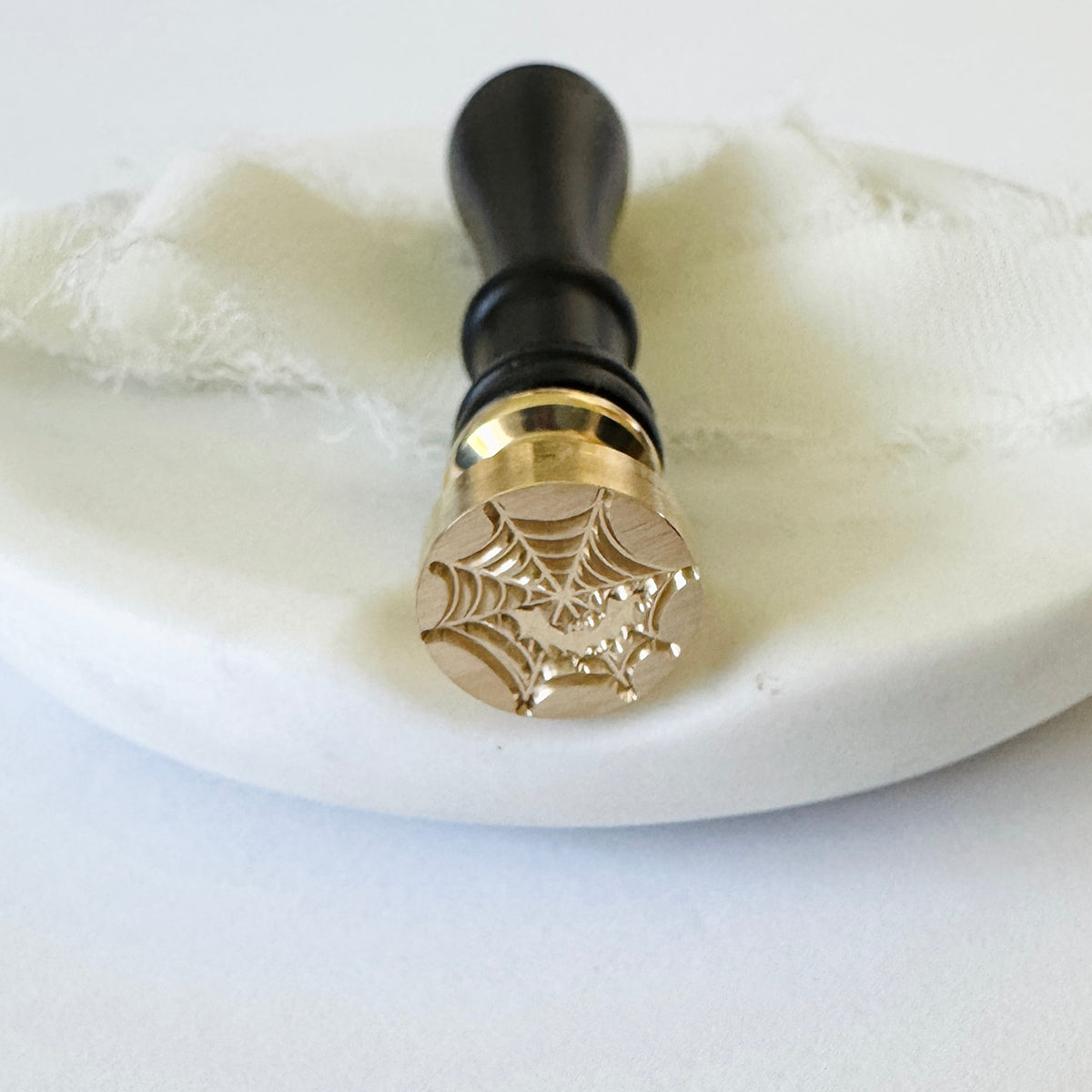 Mini Spider Web & Bat Wax Stamp