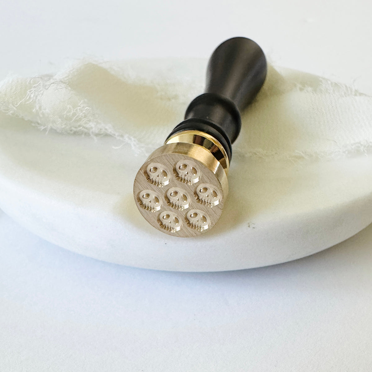 Mini Skulls Pattern Wax Stamp