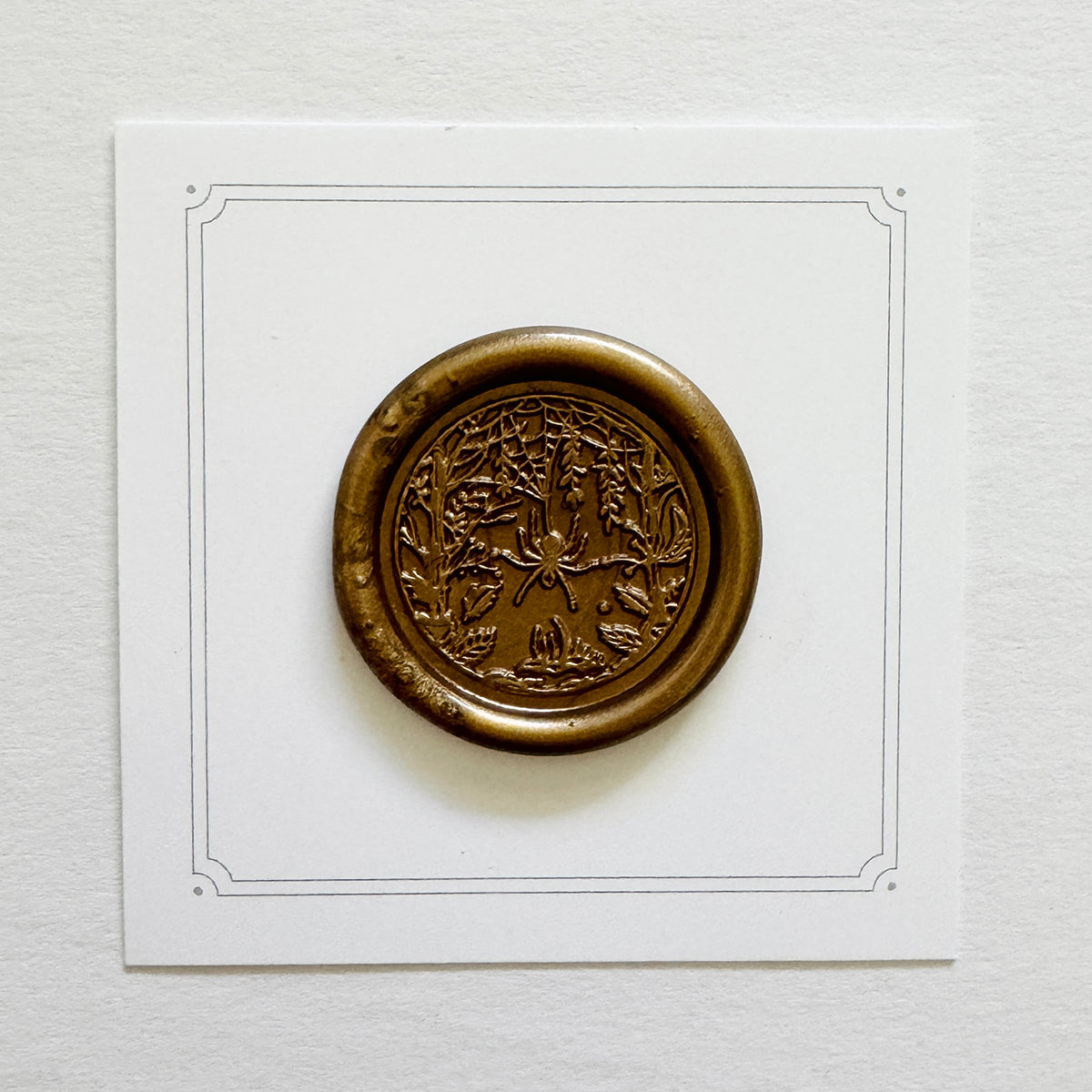 Halloween Forest Wax Stamp