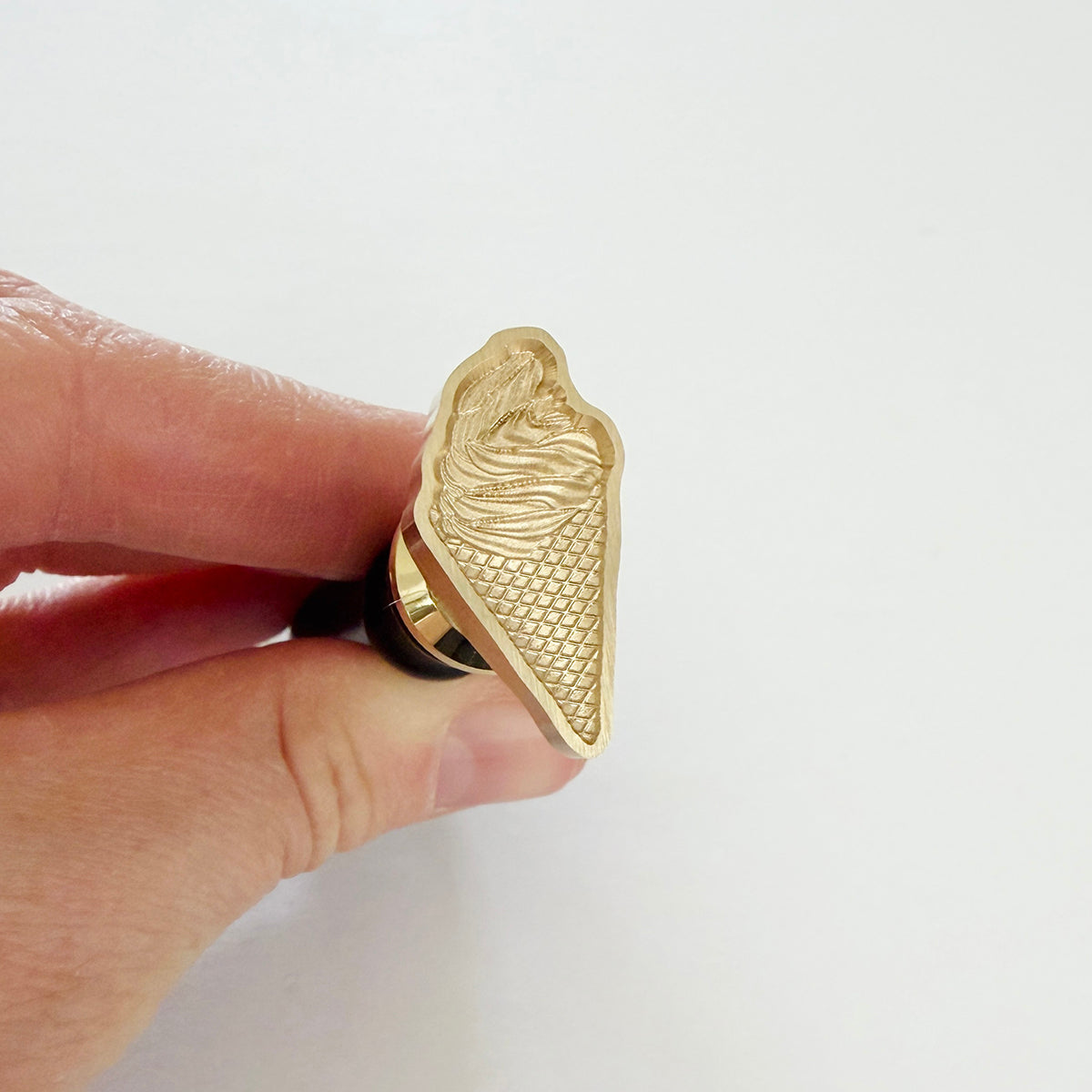 Ice Cream Cone Wax Seal Stamp 3-D