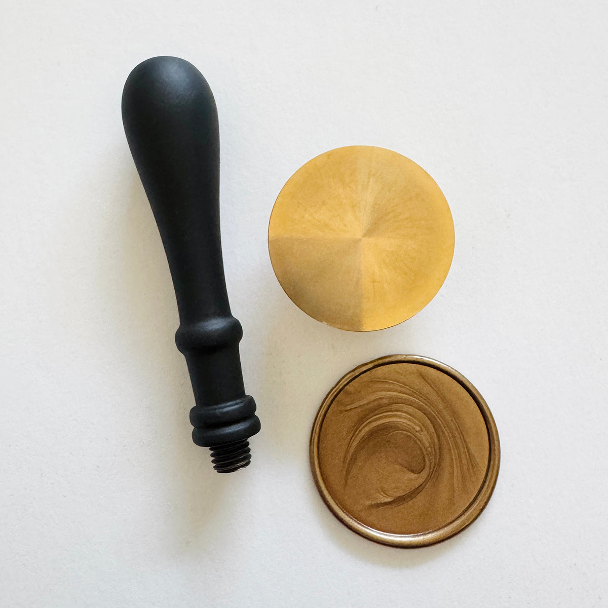 35MM Blank Round Wax Stamp