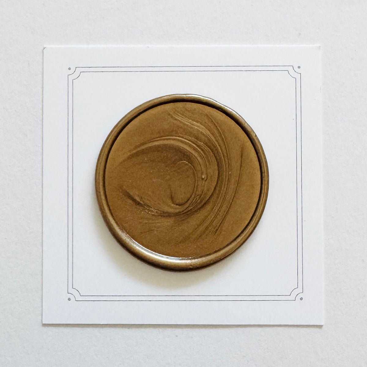 35MM Blank Round Wax Stamp