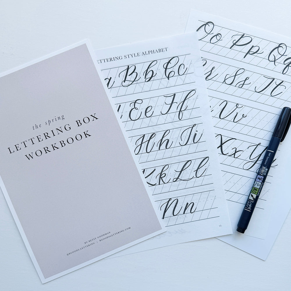 B Goods Lettering