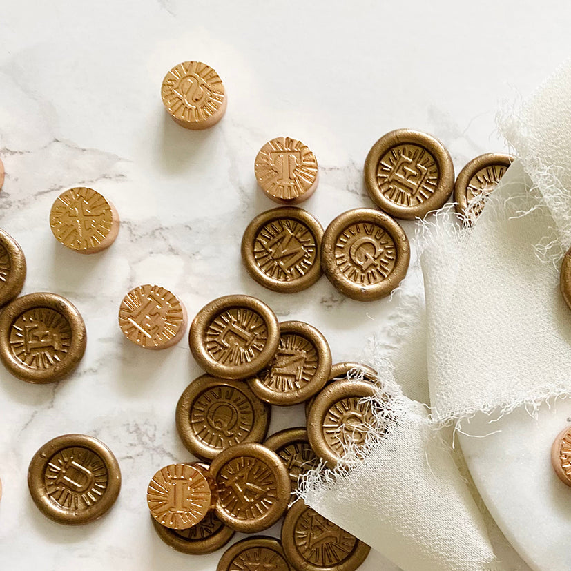 Alphabet Wax Stamp Set