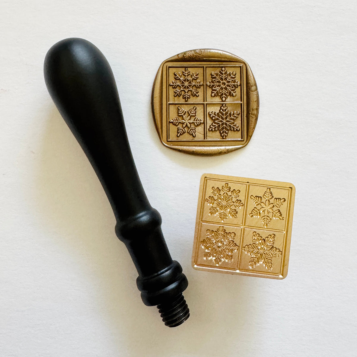 Snowflake Grid Wax Stamp