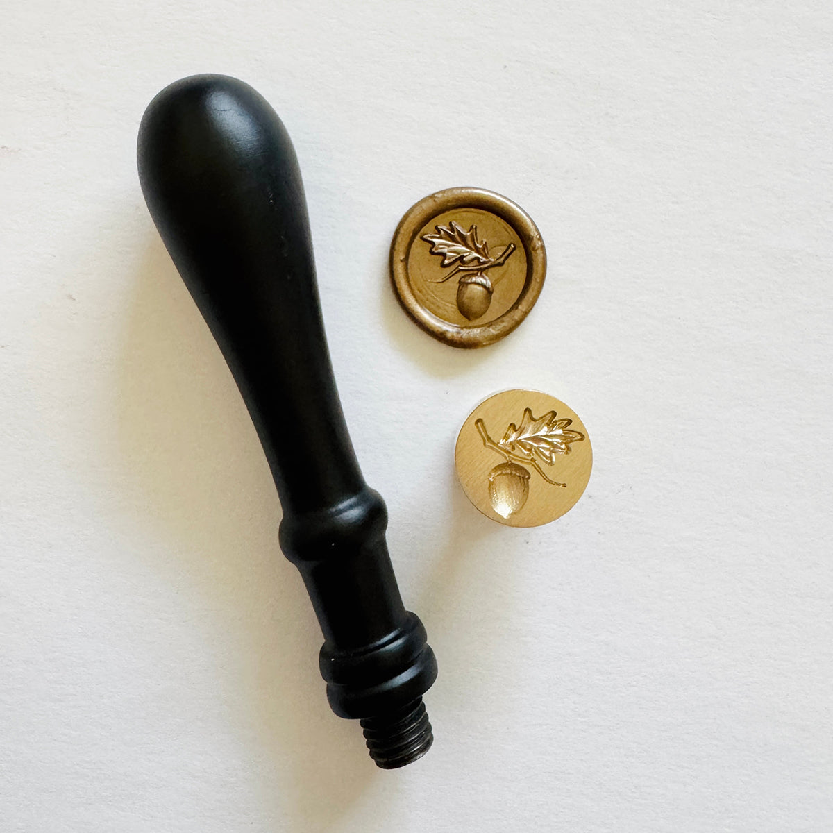 Mini Leaf & Acorn Stamp (3-D)