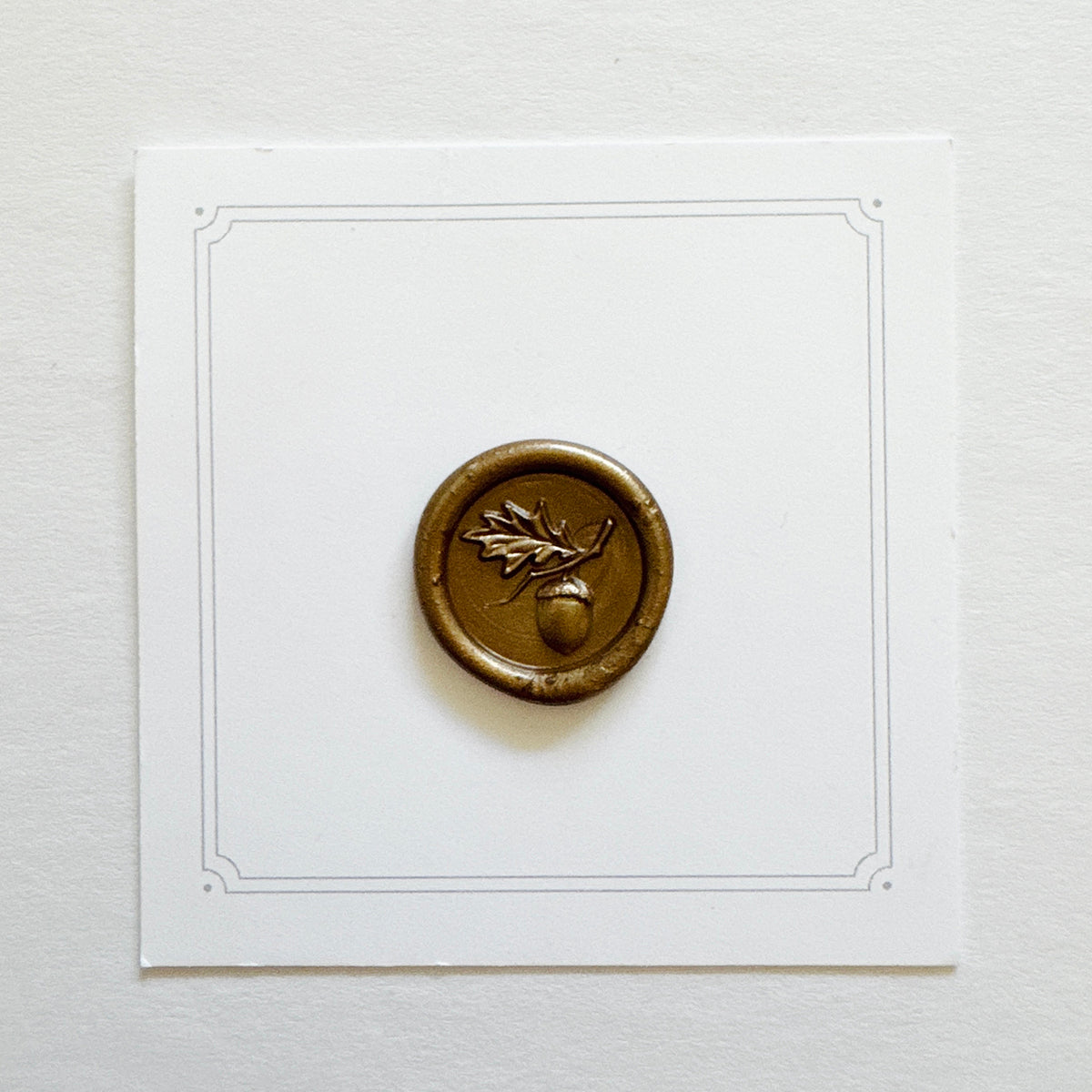 Mini Leaf & Acorn Stamp (3-D)
