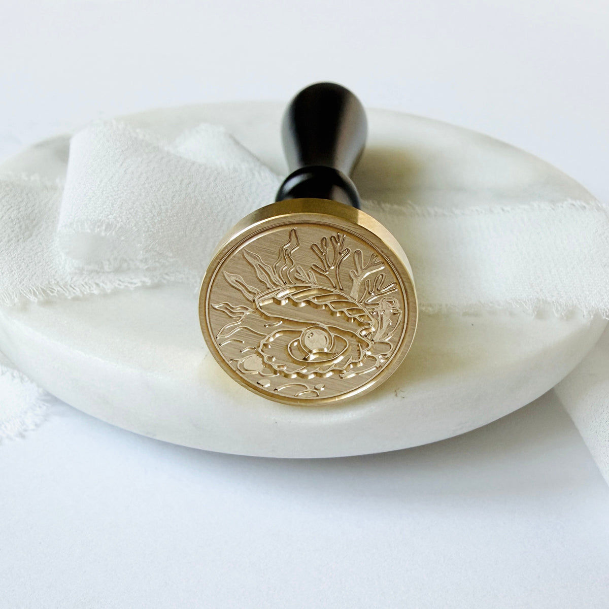 Pearl Oyster Wax Seal Stamp