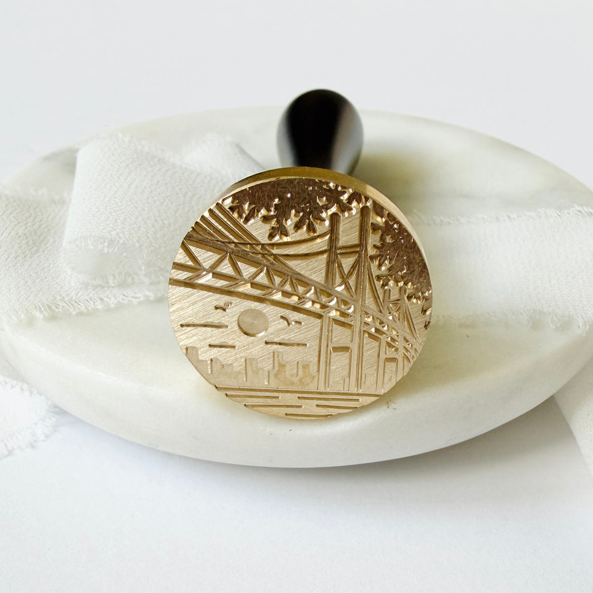 Sunset Bridge Wax Seal Stamp
