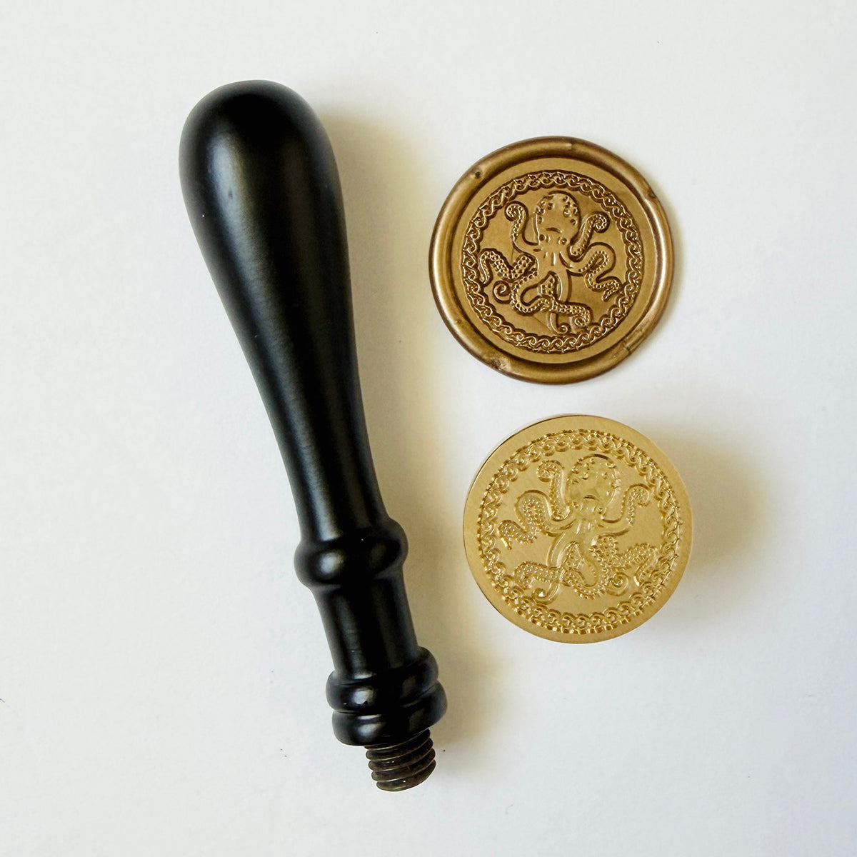 Framed Octopus Wax Seal Stamp