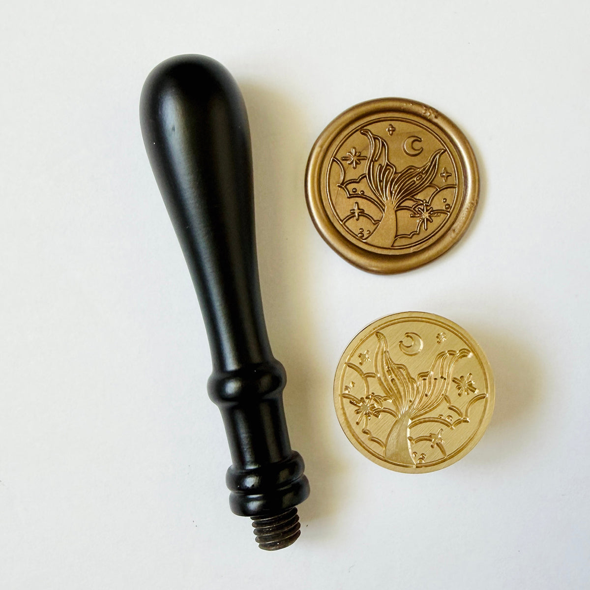 Moonlit Mermaid Tail Wax Seal Stamp