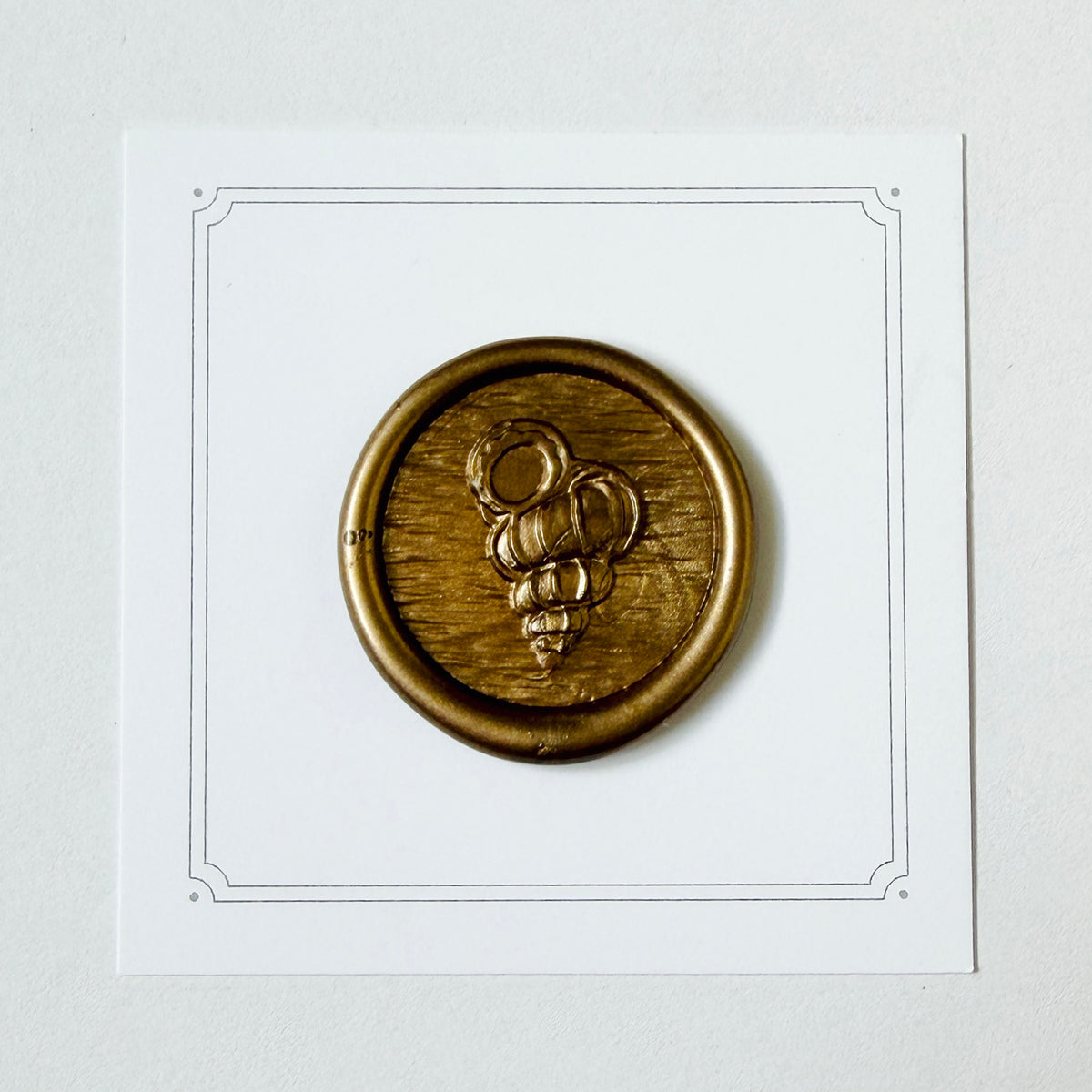 Coastal Shell Wax Seal Stamp 3-D