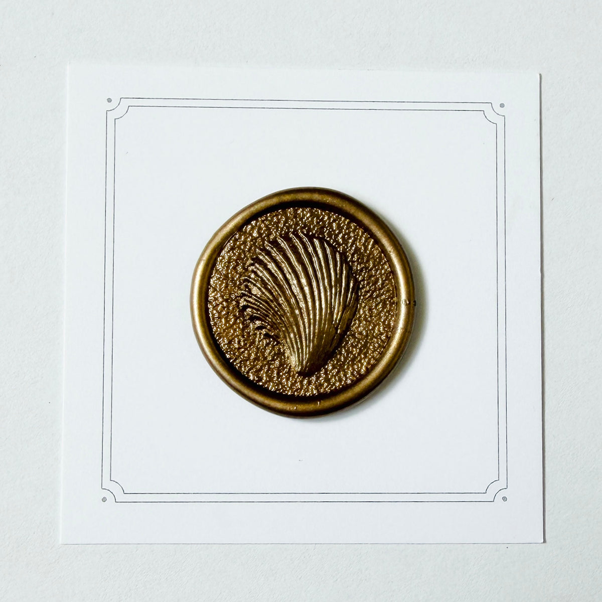 Fan Shell Wax Seal Stamp 3-D