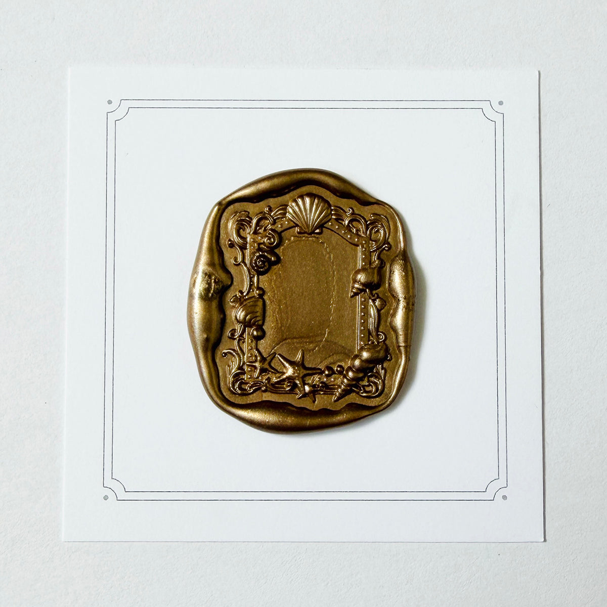 Sea Frame No. 3 Wax Seal Stamp 3-D