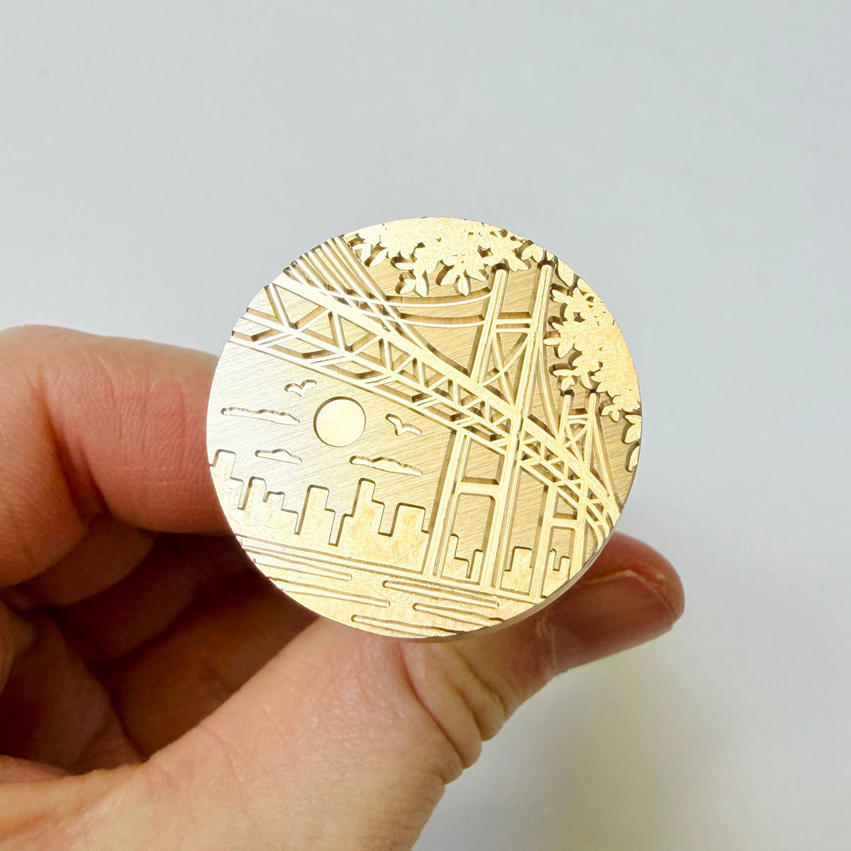 Sunset Bridge Wax Seal Stamp