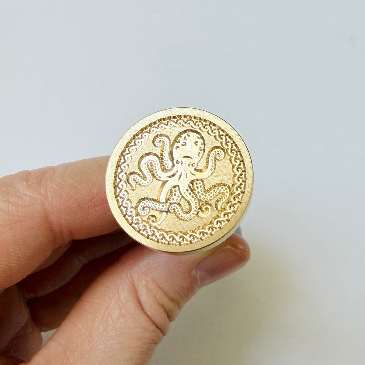 Framed Octopus Wax Seal Stamp