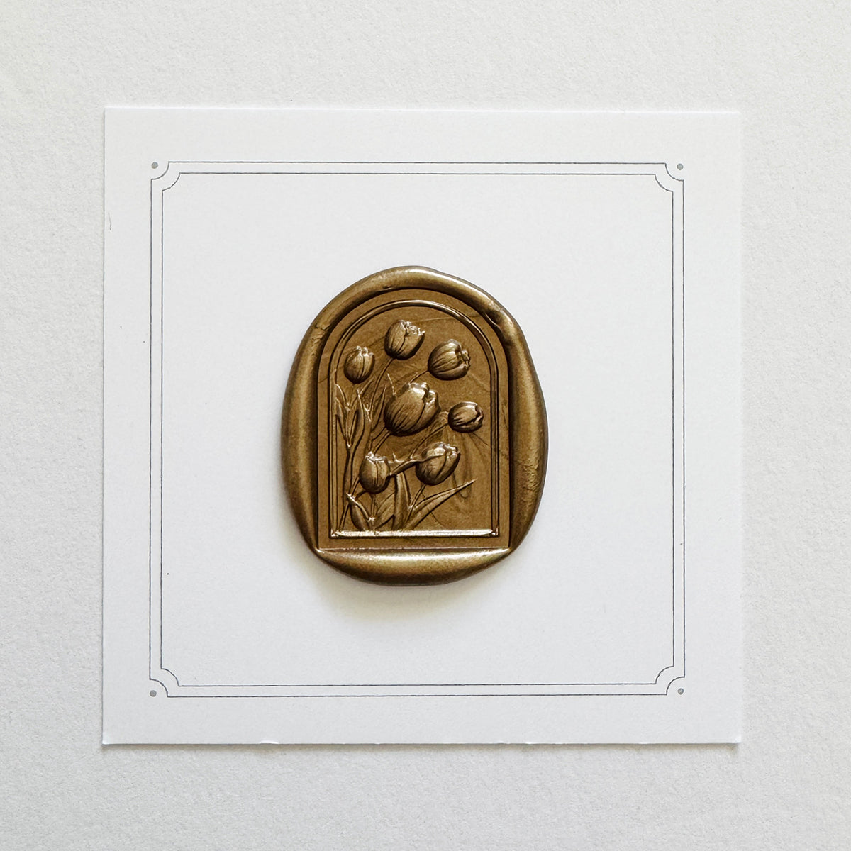 Spring Tulips Wax Stamp (3D)