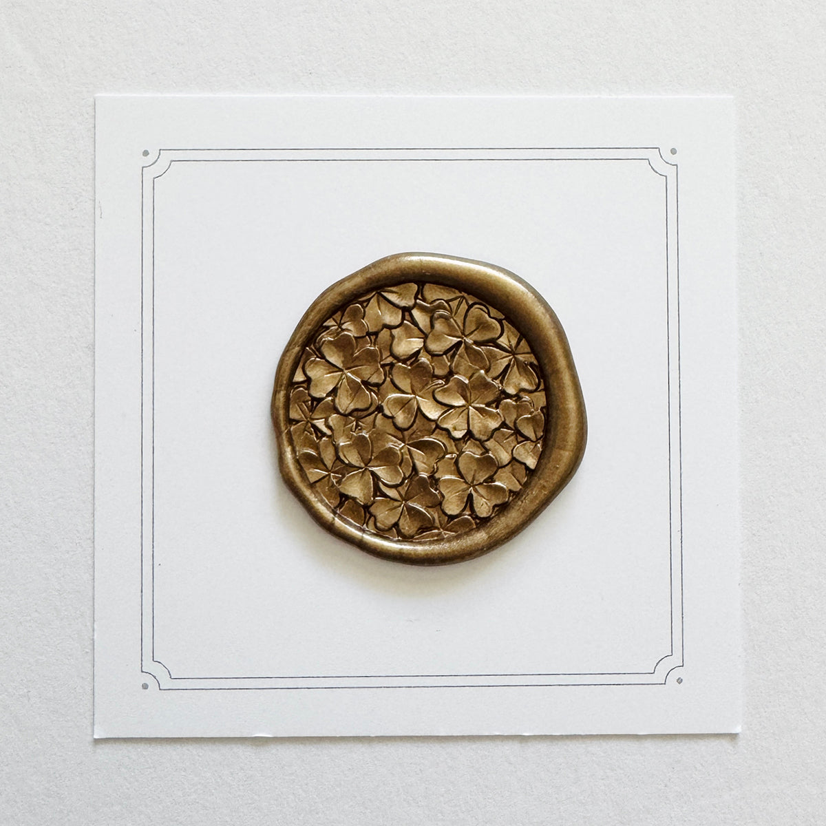 Clover Fields Wax Stamp (3D)