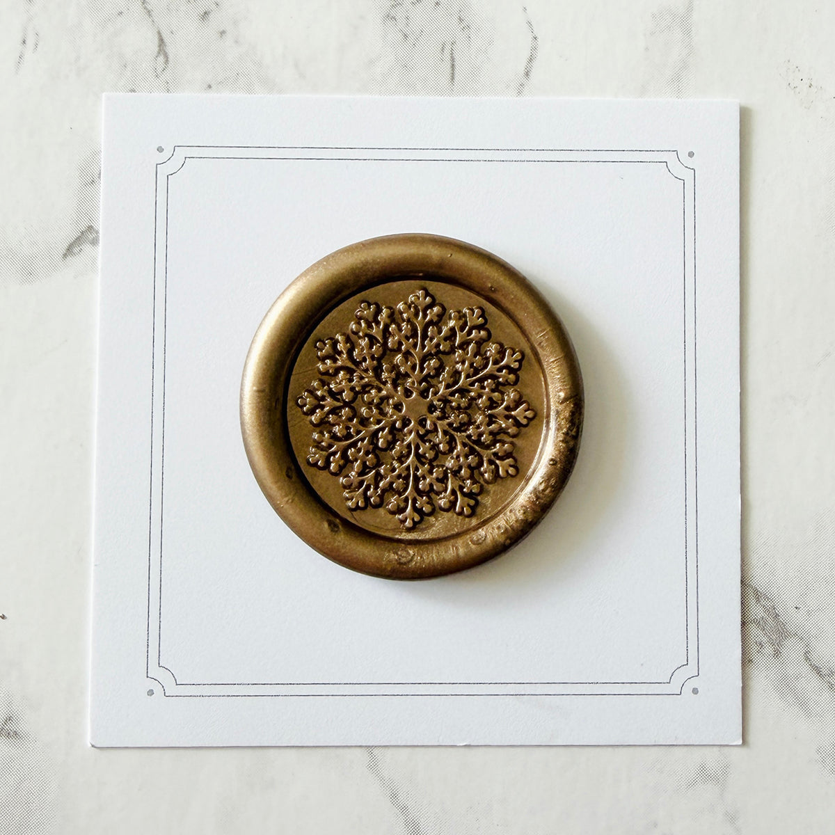 Snowflake No. 4 Wax Seal Stamp