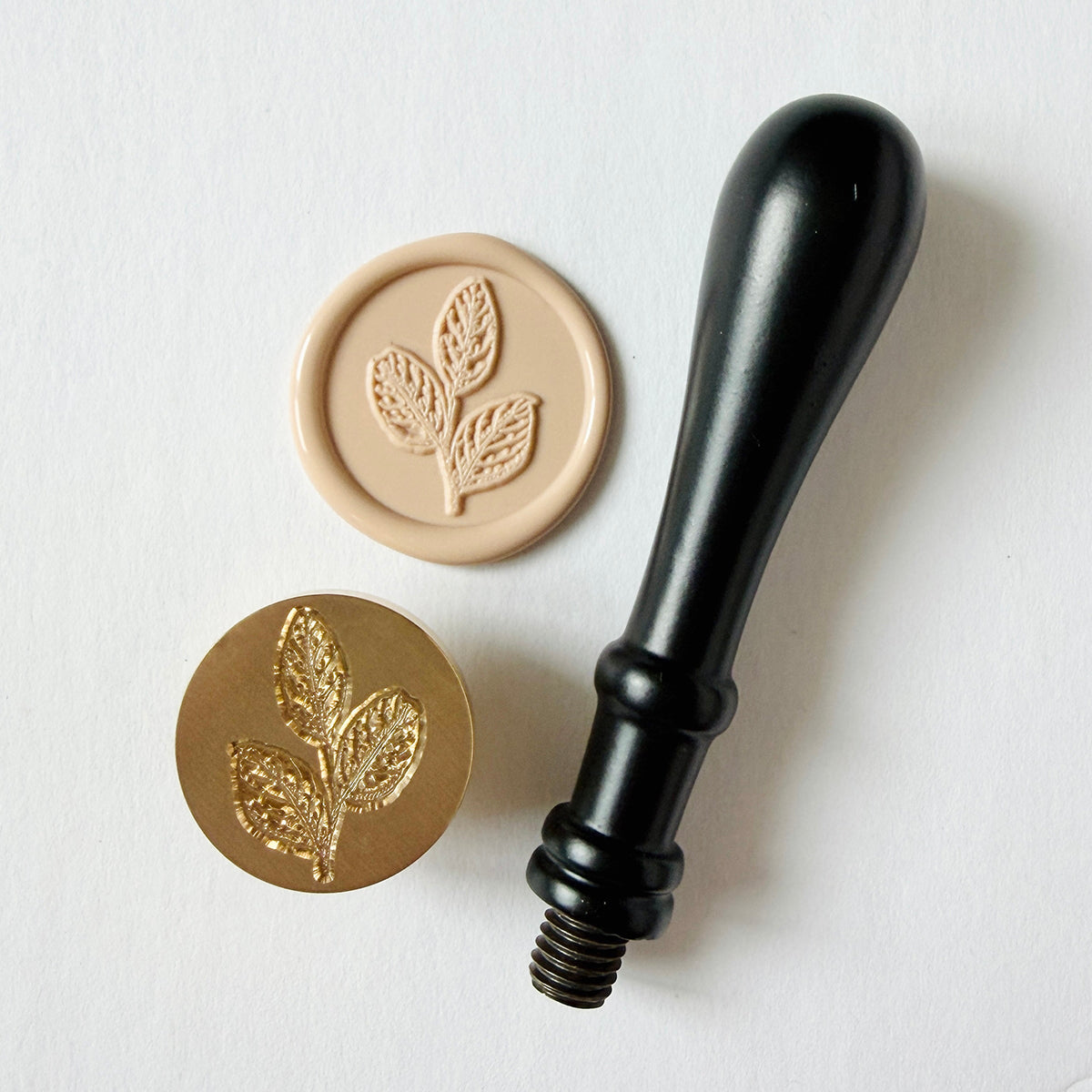 Botanical Leaves Wax Seal Stamp