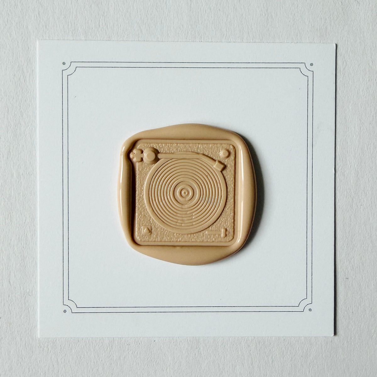 Record Player Wax Seal Stamp