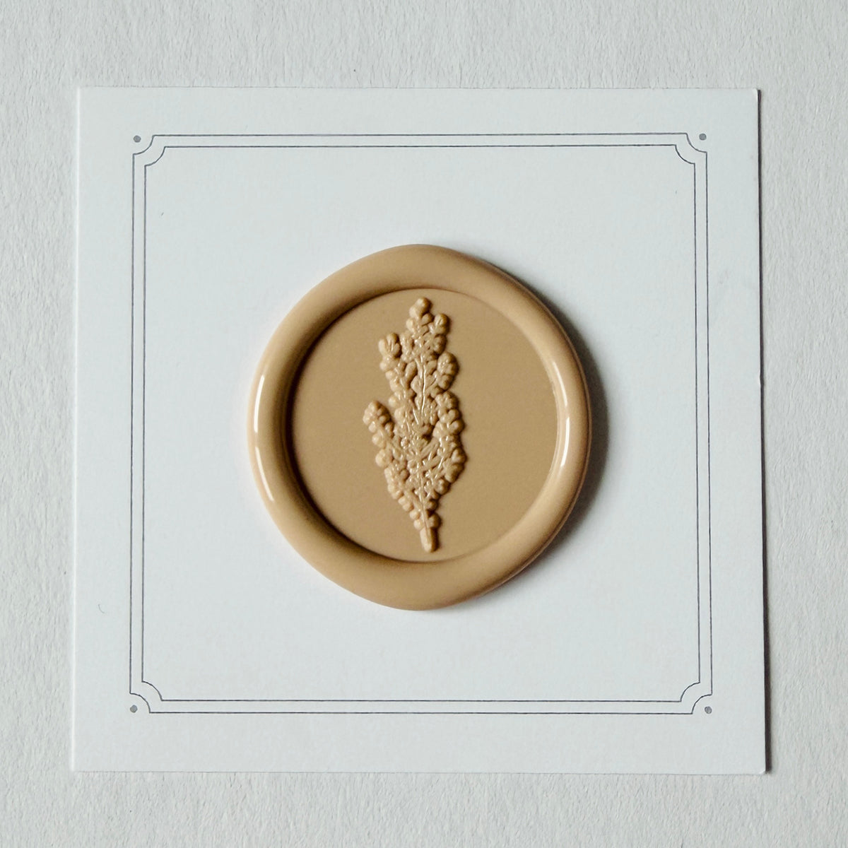 Lavender Sprig Wax Seal Stamp