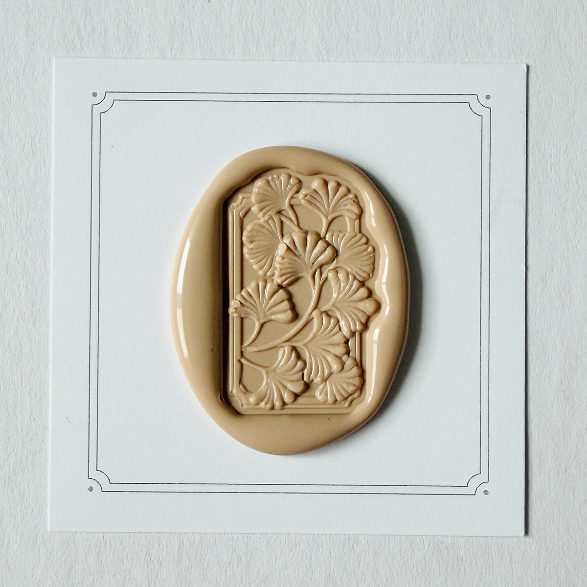 Autumn Ginkgo Wax Seal Stamp 3-D