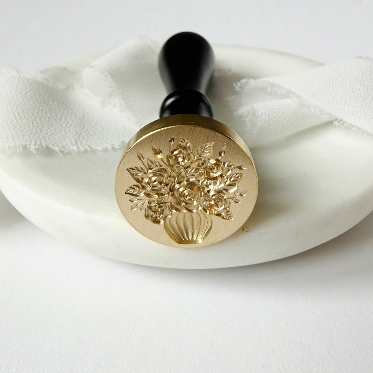Cottage Vase Wax Seal Stamp 3-D