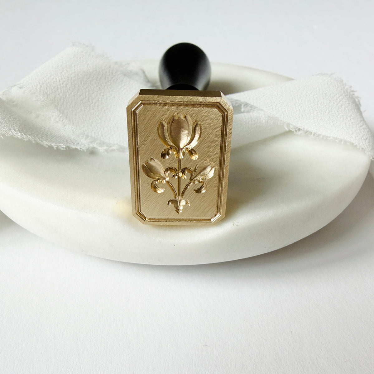 Framed Tulip Wax Stamp 3-D