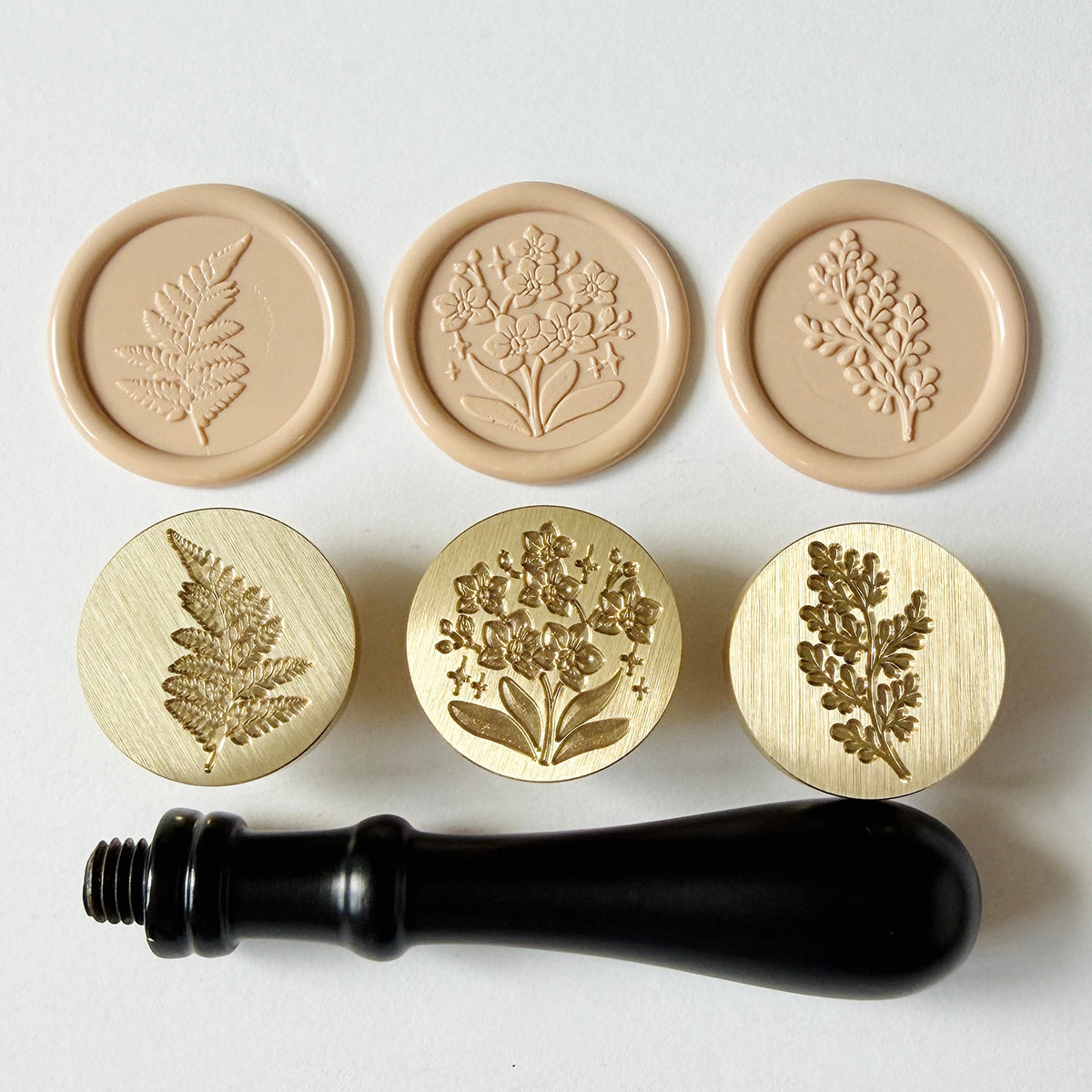 Autumn Meadow Wax Seal Stamp Set (Set of 3)