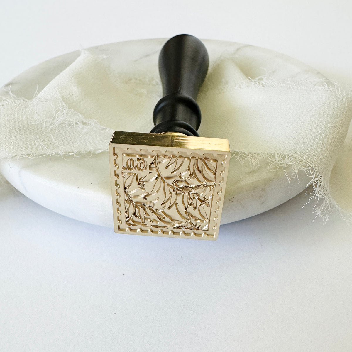 Postage Leaves Wax Seal Stamp