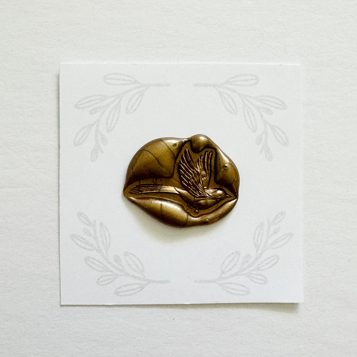 Bird Wax Seal Stamp (3D)