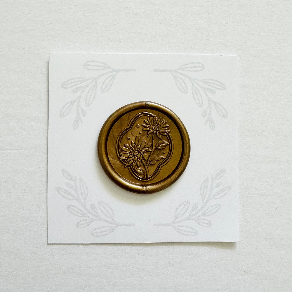 Daisy (Gerbera) Wax Seal Stamp