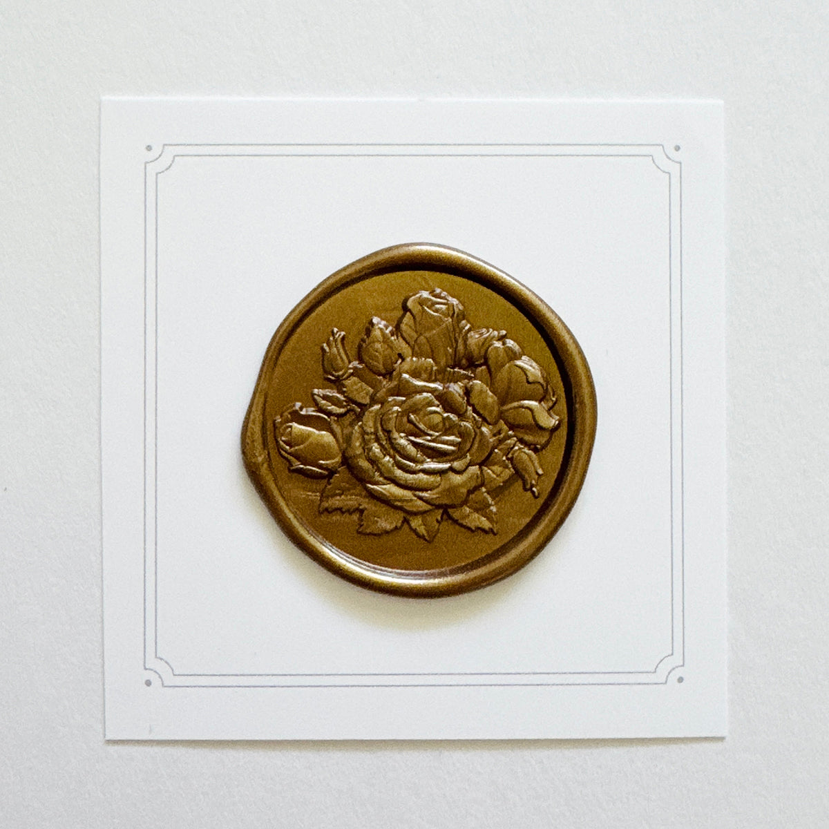 Timeless Rose Wax Stamp (3-D)
