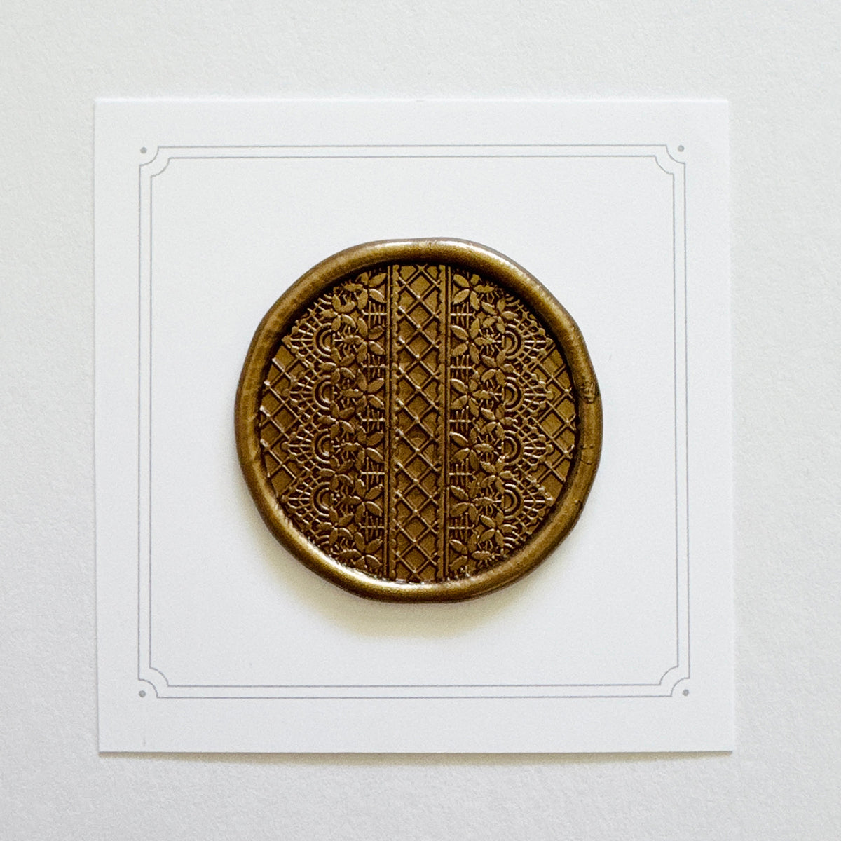 Floral Lace Wax Stamp