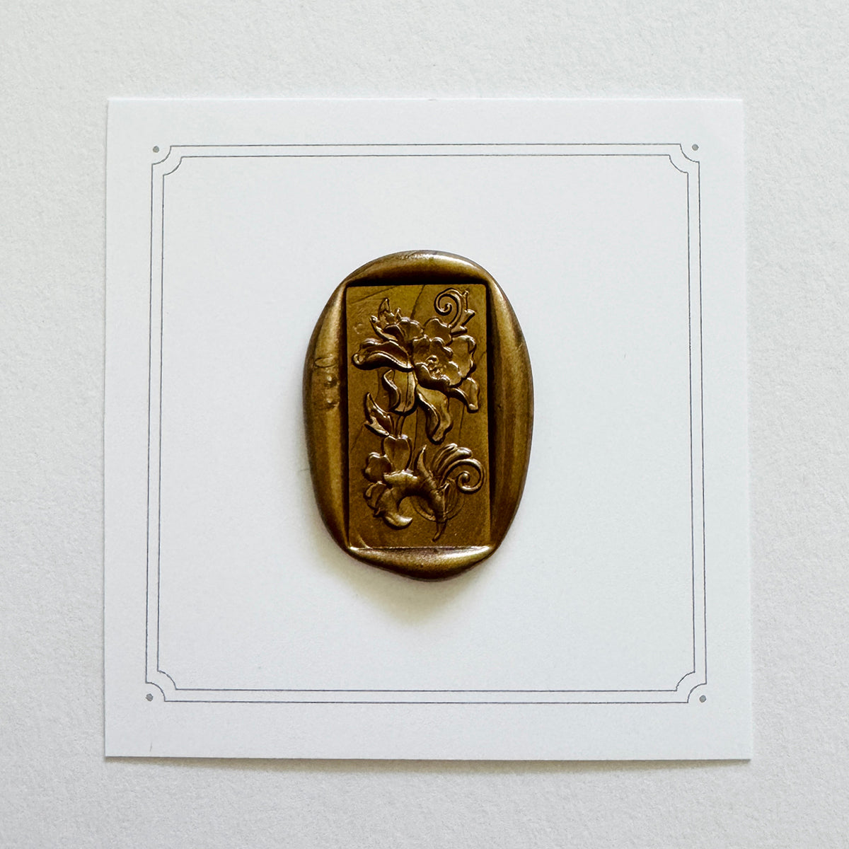Iris Wax Stamp (3-D)