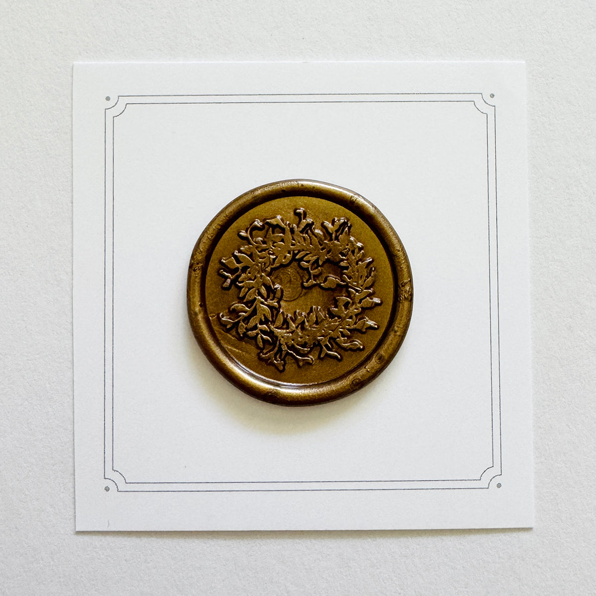 Whimsy Wreath Wax Stamp