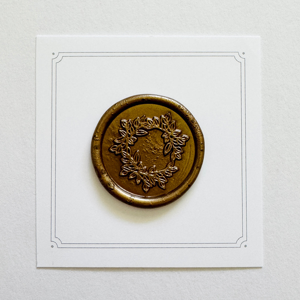 Heirloom Wreath Wax Stamp