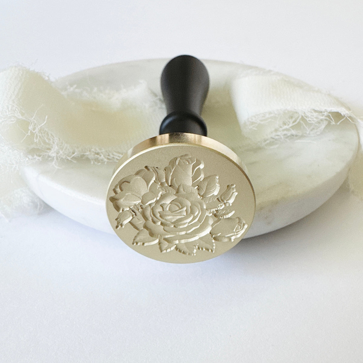 Timeless Rose Wax Stamp (3-D)