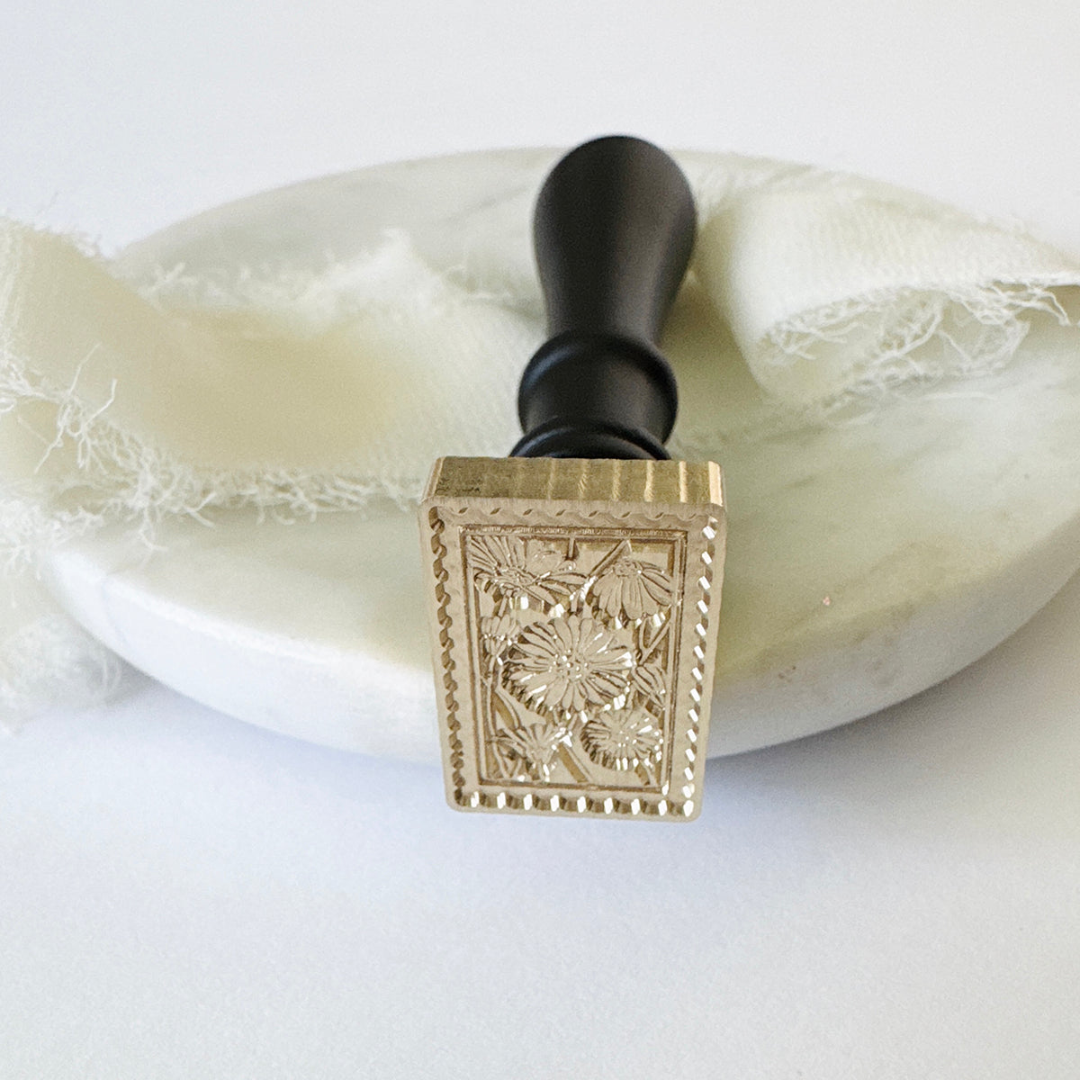 Aster Postage Stamp Wax Stamp
